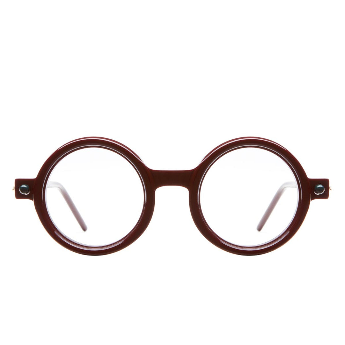Kuboraum Occhiali da Vista P1 DR Bordeaux/Trasparente Unisex 47 25 145