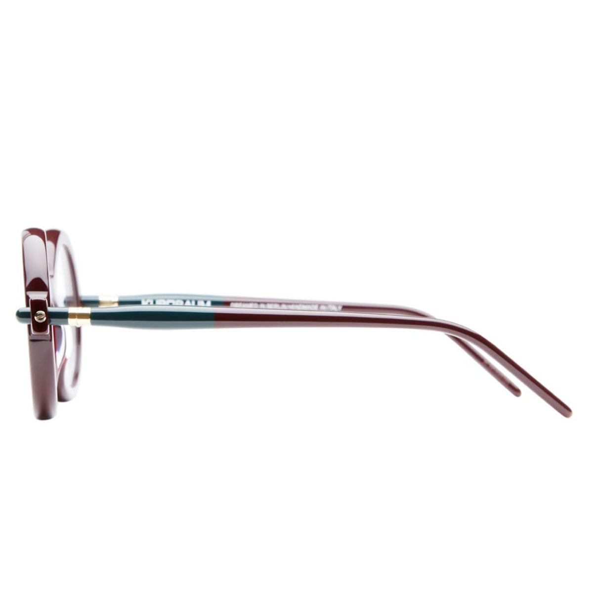 Kuboraum Occhiali da Vista P1 DR Bordeaux/Trasparente Unisex 47 25 145