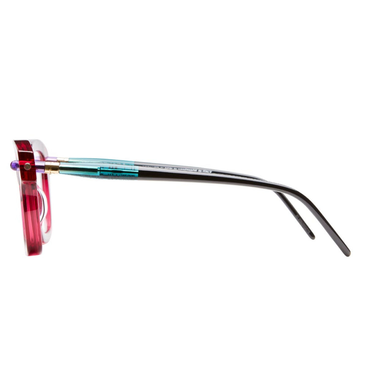 Kuboraum Occhiali da Vista P28 MA Rosso/Trasparente Unisex 51 20 145