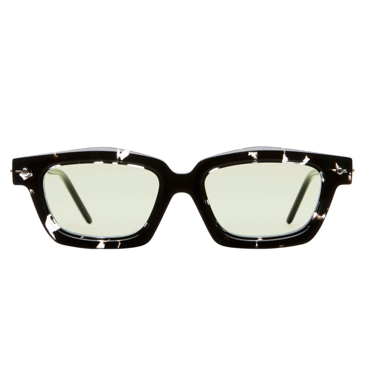 Kuboraum Occhiali da Sole P25 WHM Havana Nero/Verde Unisex 51 18 145