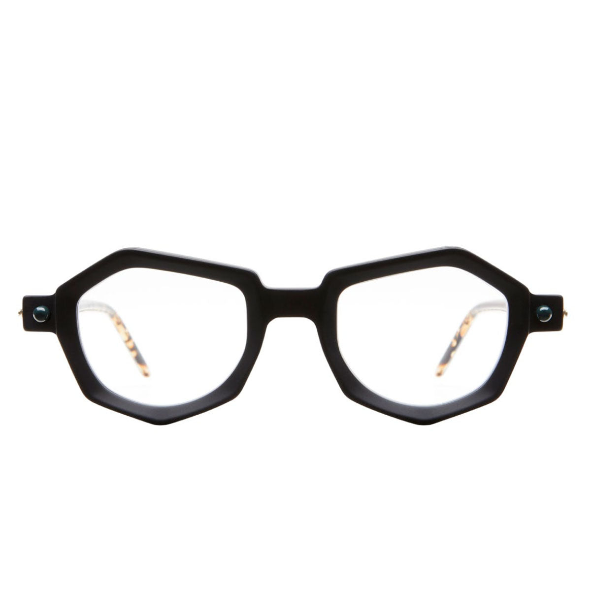 Kuboraum Occhiali da Vista P27 BM Nero/Trasparente Unisex 51 19 145