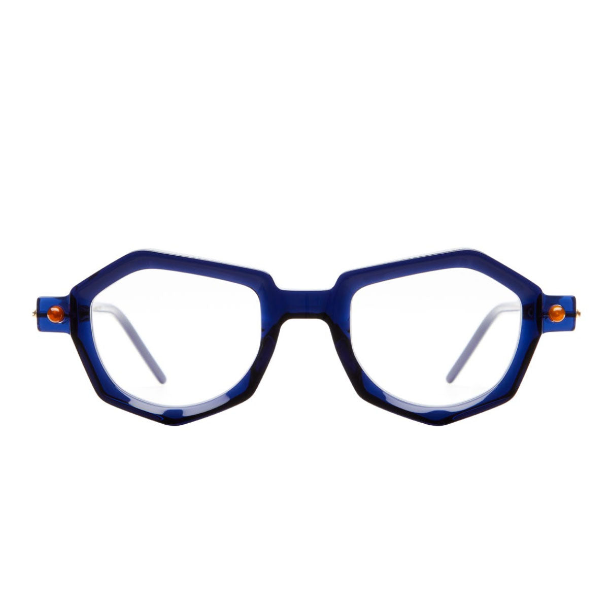 Kuboraum Occhiali da Vista P27 BL Blu/Trasparente Unisex 51 19 145