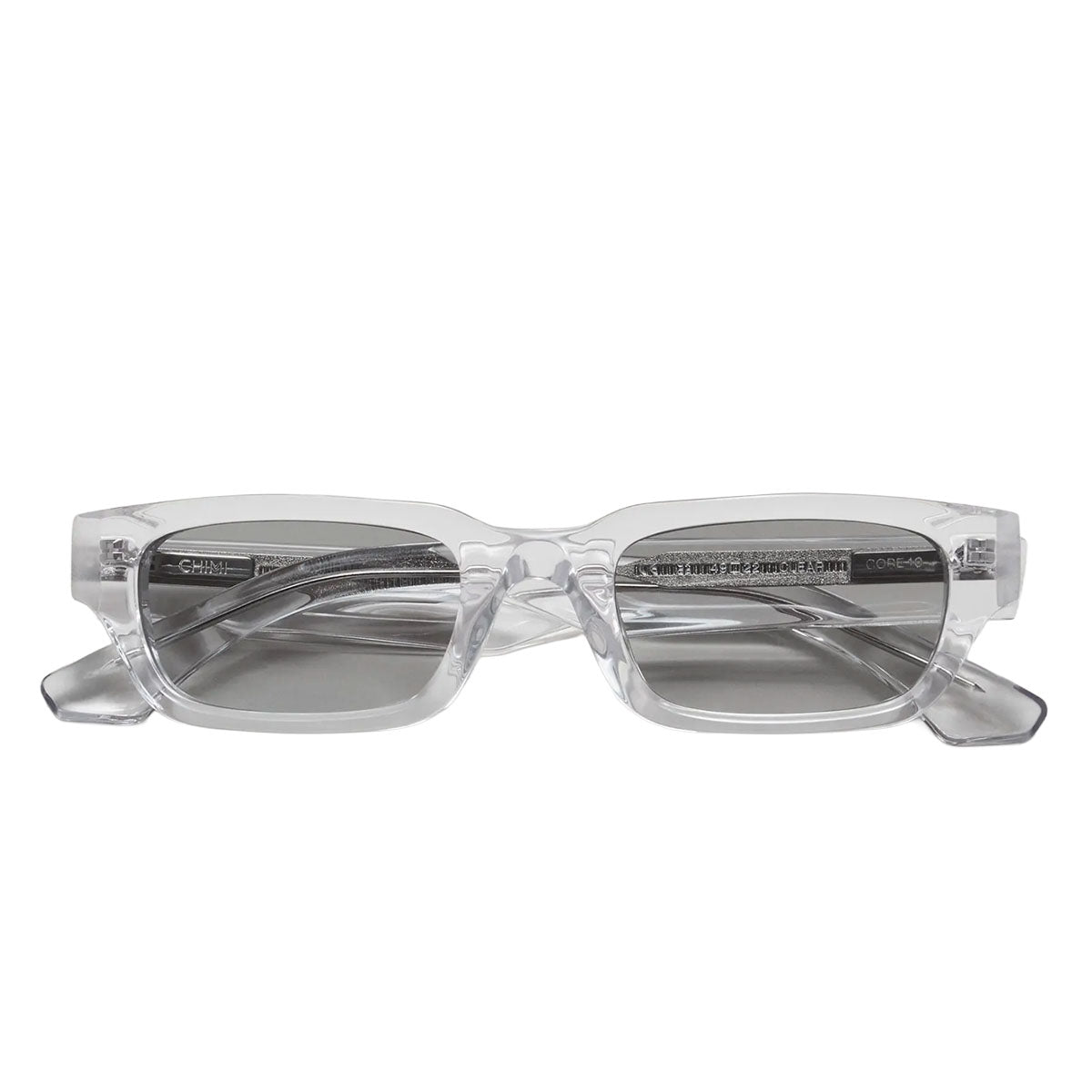 Chimi Occhiali da Sole Core 10 Clear Trasparente/Grigio Unisex 49 22 145