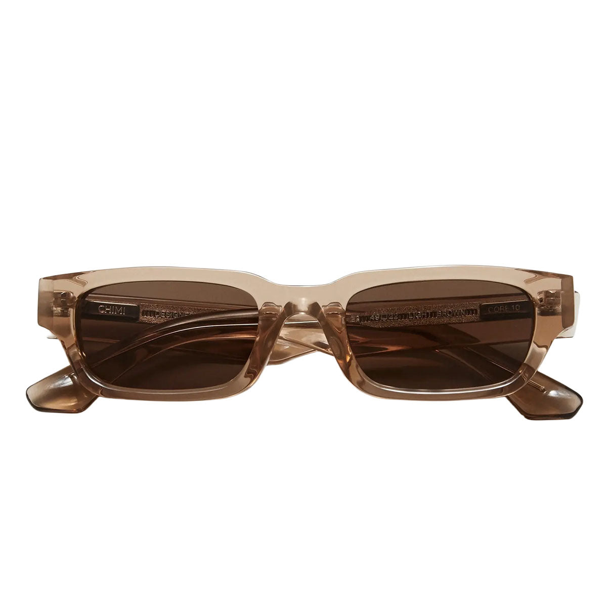 Chimi Occhiali da Sole Core 10 Light Brown Marrone/Marrone Unisex 49 22 145