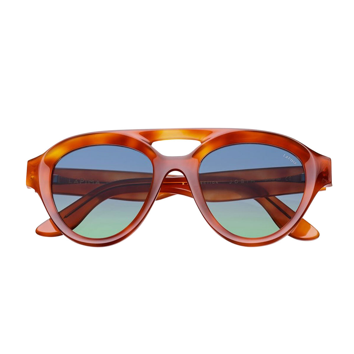 Lapima Occhiali da Sole Jobim Caramel Blu Sky Marrone/Azzurro Unisex