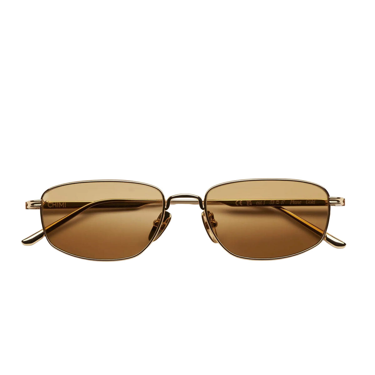 Chimi Occhiali da Sole CC Titan Plane Gold Oro/Giallo Unisex