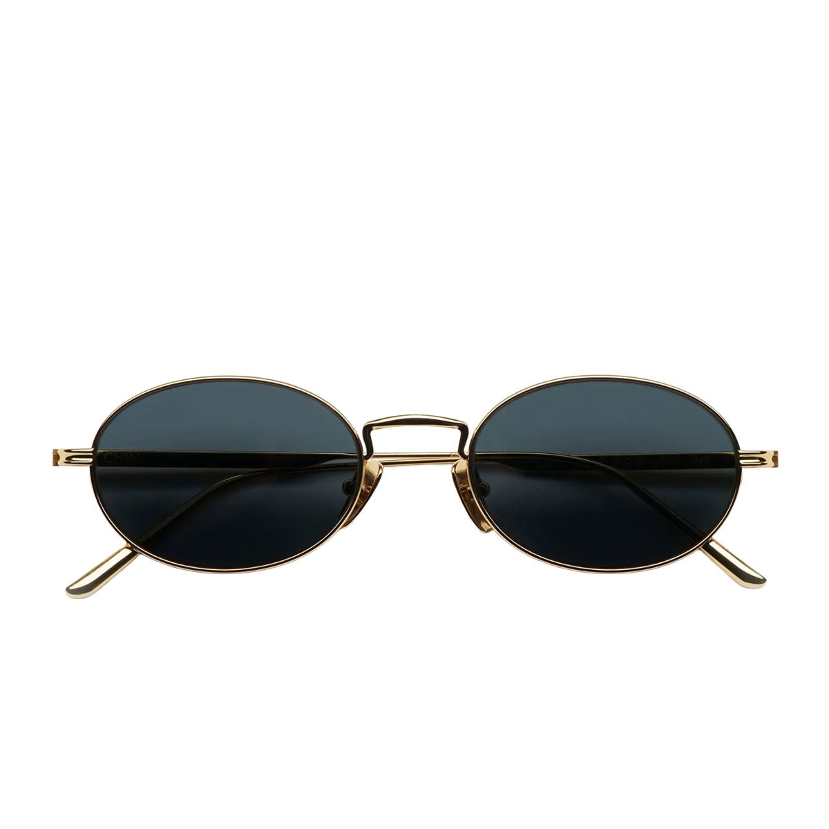 Chimi Occhiali da Sole CC Titan Oval Gold Oro/Grigio Unisex