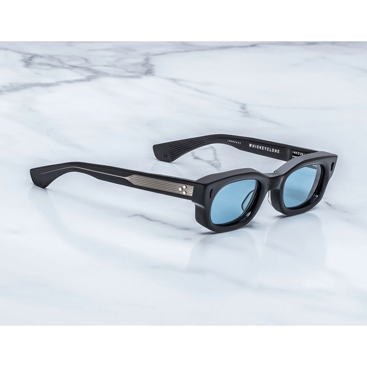 Jacques Marie Mage Occhiali da Sole Whyskeyclone Mystique Nero/Blu Unisex