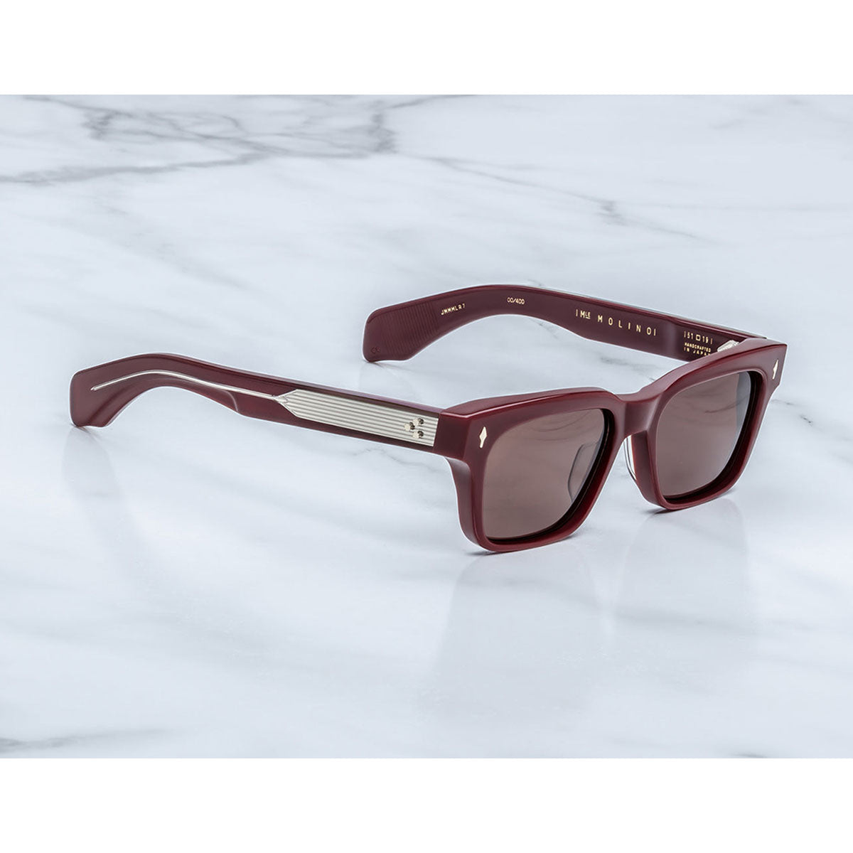Jacques Marie Mage Occhiali da Sole Bordeaux Empire Bordeaux/Marrone Unisex