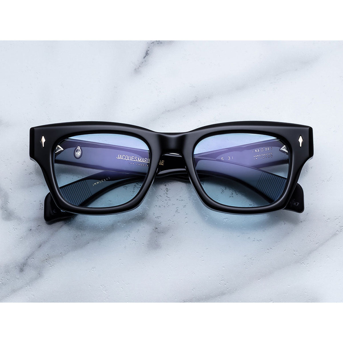 Jacques Marie Mage Occhiali da Sole Dealan Obscure Nero/Blu Unisex