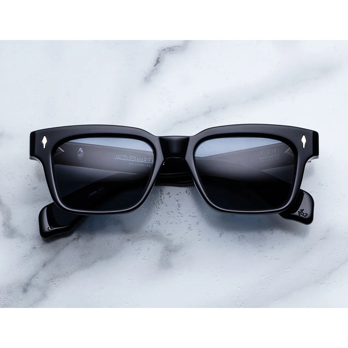 Jacques Marie Mage Occhiali da Sole Molino Lacquer Nero/Blu Unisex