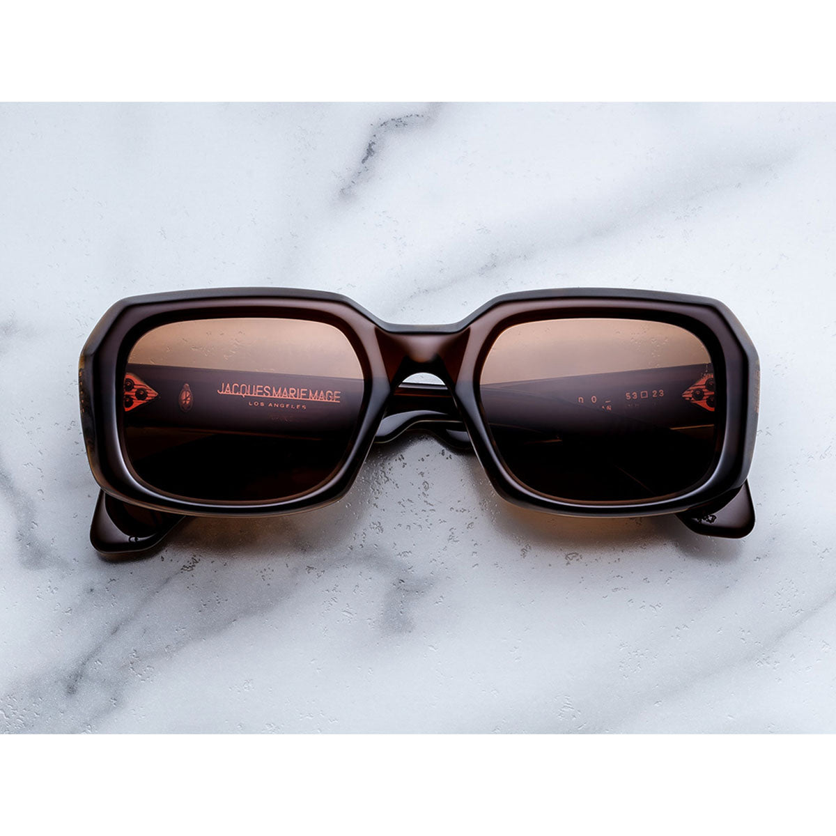 Jacques Marie Mage Occhiali da Sole Aldo Café Marrone/Marrone Unisex