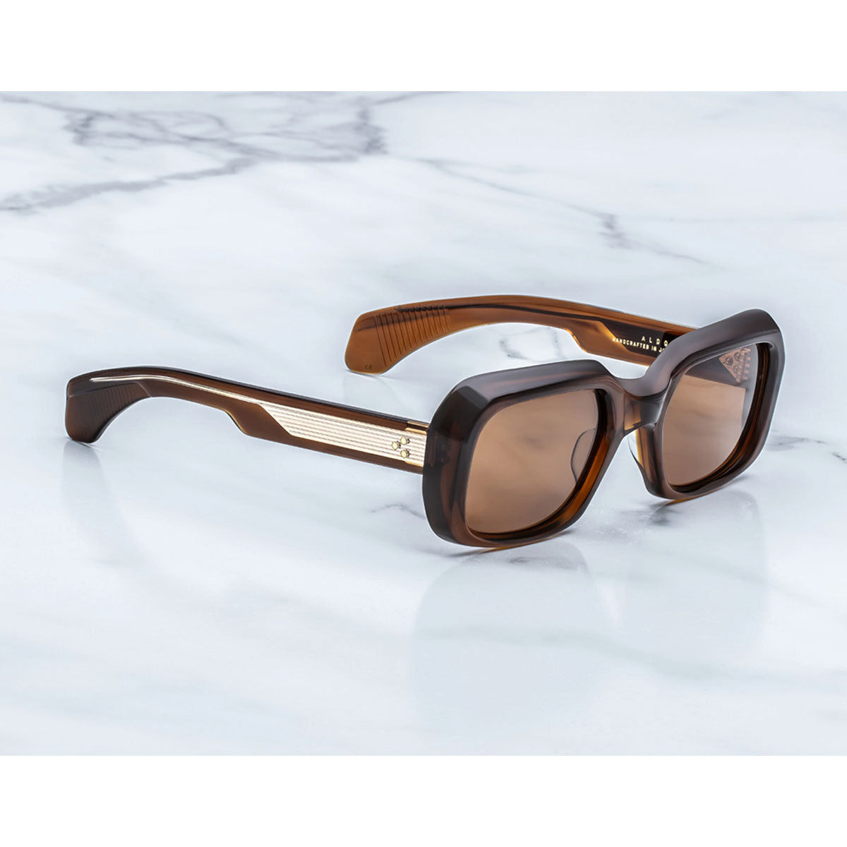 Jacques Marie Mage Occhiali da Sole Aldo Café Marrone/Marrone Unisex