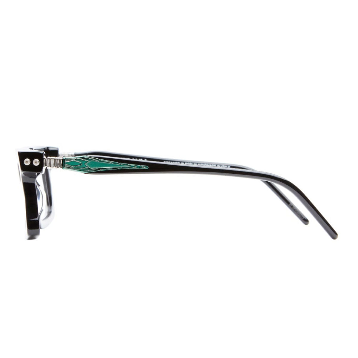 Kuboraum Occhiali da Vista D74 BS Nero/Trasparente 52 18 145