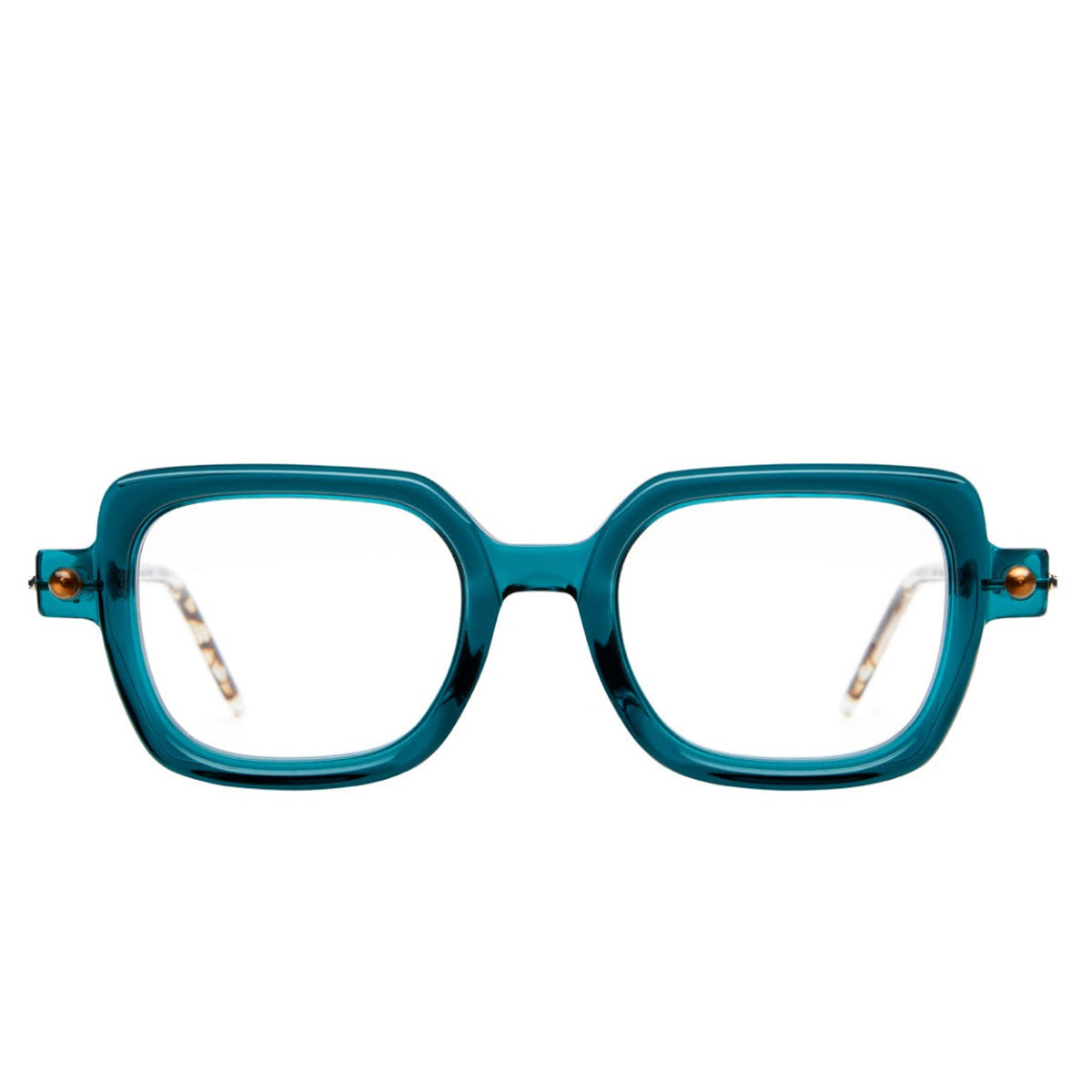 Kuboraum Occhiali da Vista P4 RF Verde/Trasparente Unisex 50 22 145