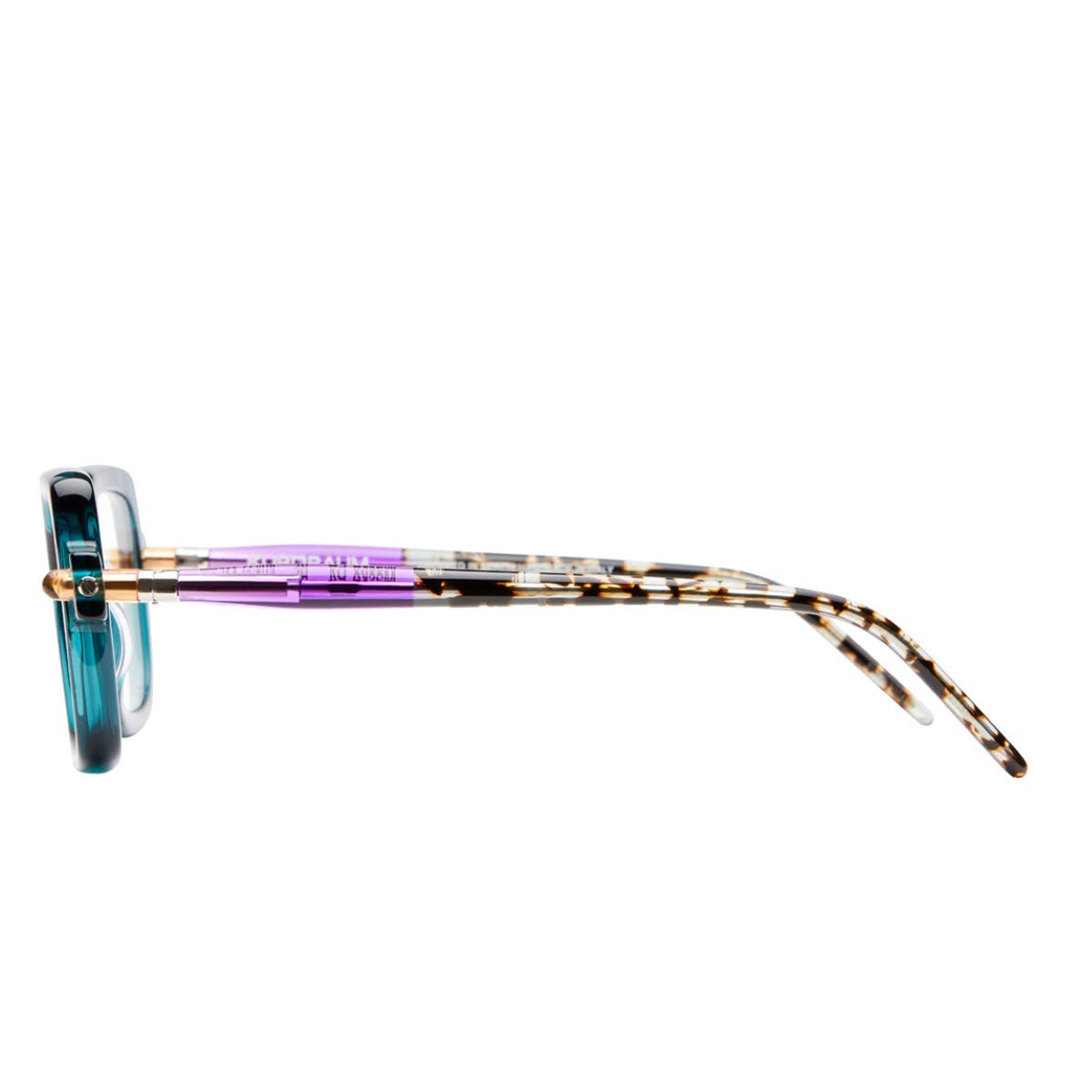 Kuboraum Occhiali da Vista P4 RF Verde/Trasparente Unisex 50 22 145