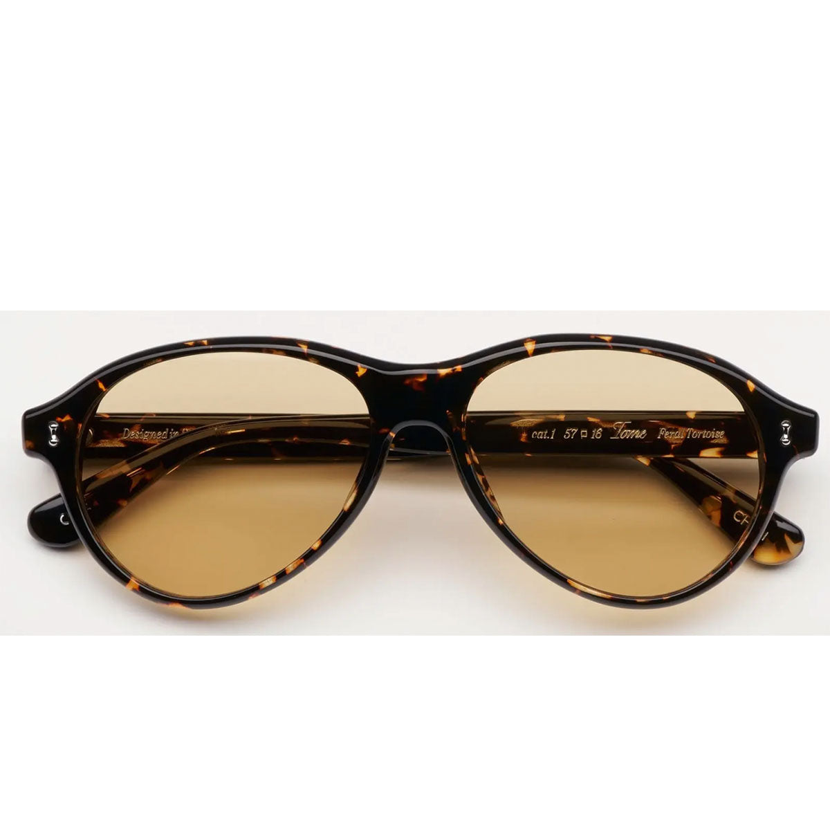 Chimi Occhiali da Sole Tome Feral Tortoise Havana/Arancione Unisex 57 15 145