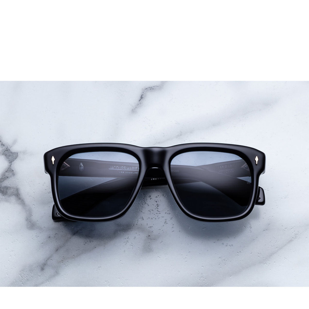 Jacque Marie Mage Occhiali da Sole Yves Lacquer Nero/Blu Unisex 56 19 149