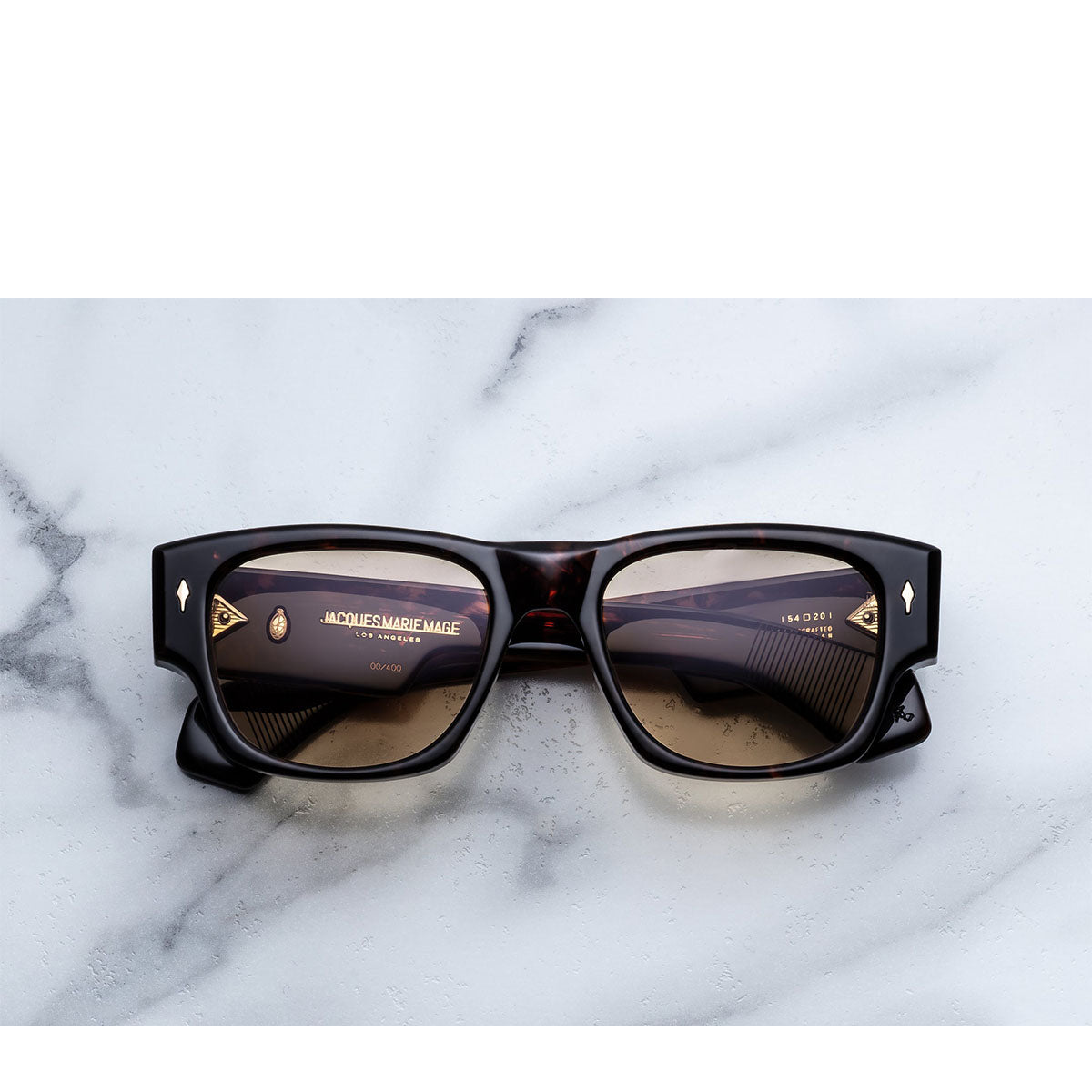 Jacque Marie Mage Occhiali da Sole Dino Agar Havana/Marrone Unisex 55 19 148