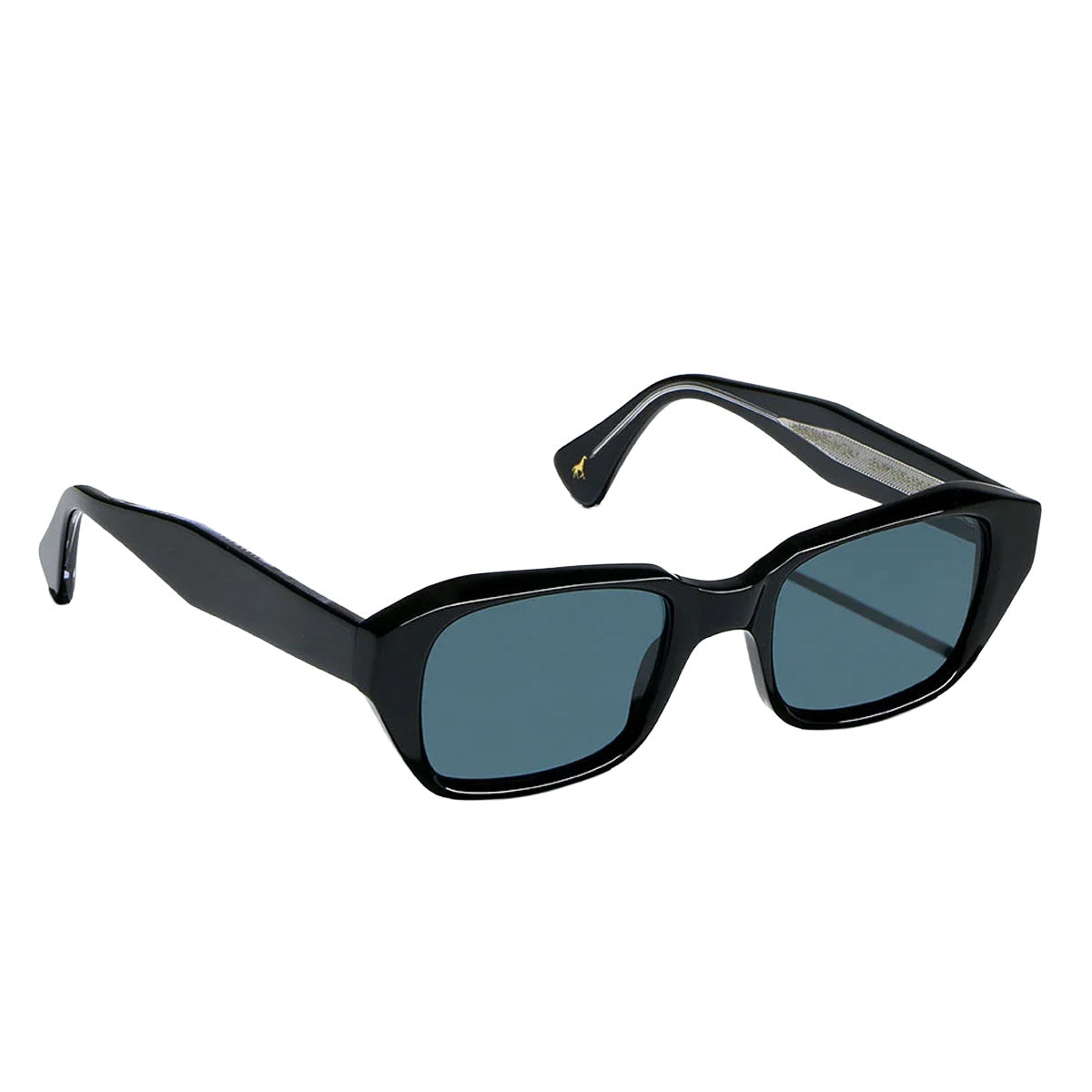 Occhiali da Sole L.G.R. Egypt Black Crystal Nero/Blu Unisex