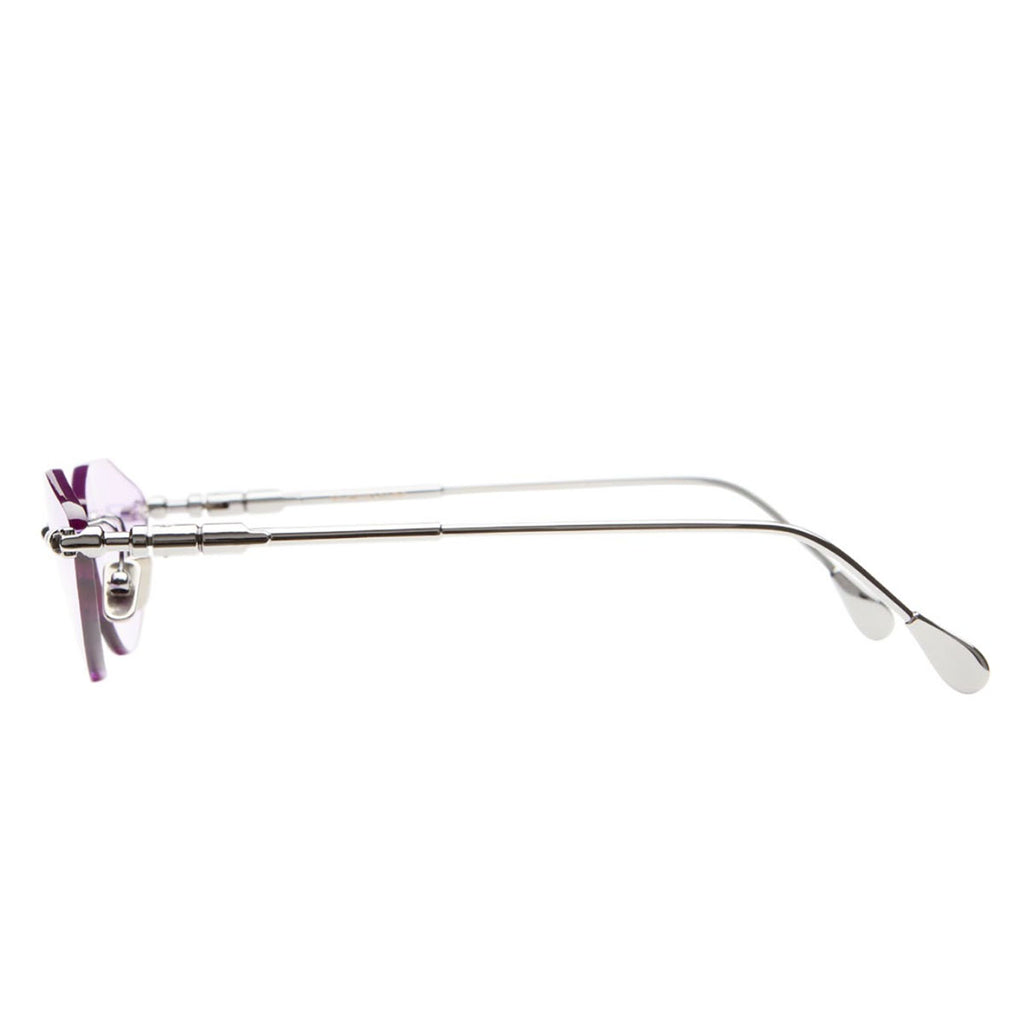 Kuboraum Occhiali da Sole H64 GM Nero/Viola Unisex 55 18 140