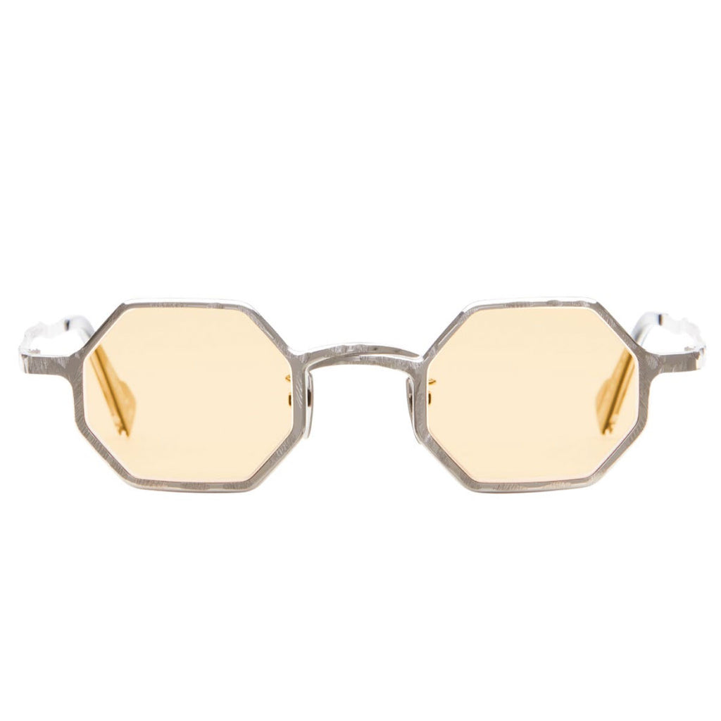 Kuboraum Occhiali da Sole Z19 SO Argento/Arancione Unisex 43 25 140