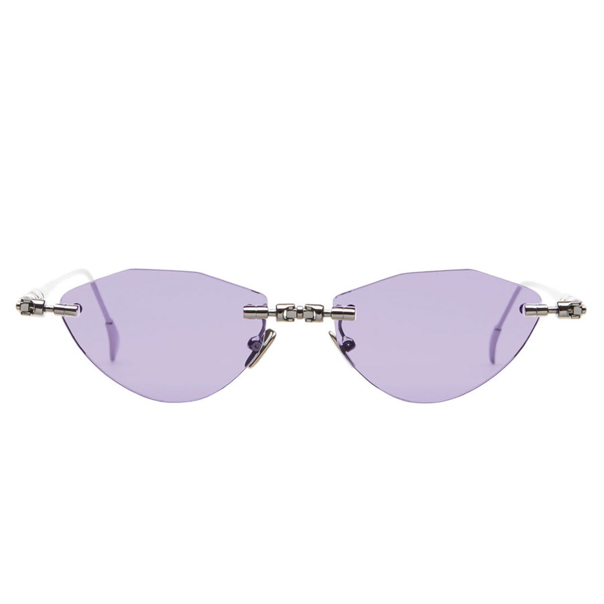 Kuboraum Occhiali da Sole H64 GM Nero/Viola Unisex 55 18 140