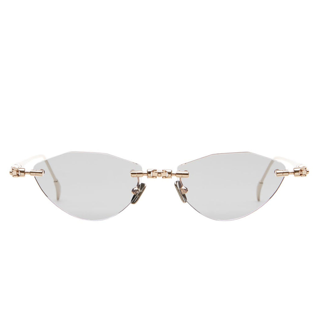 Kuboraum Occhiali da Sole H64 PG Oro/Grigio Unisex 55 18 140