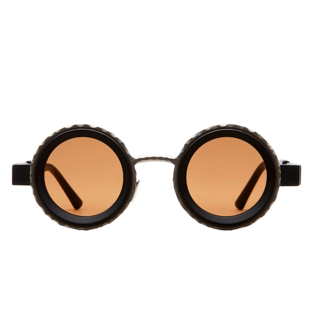 Kuboraum Occhiali da Sole Z3 BMT Nero/Brown Unisex 41 30 145