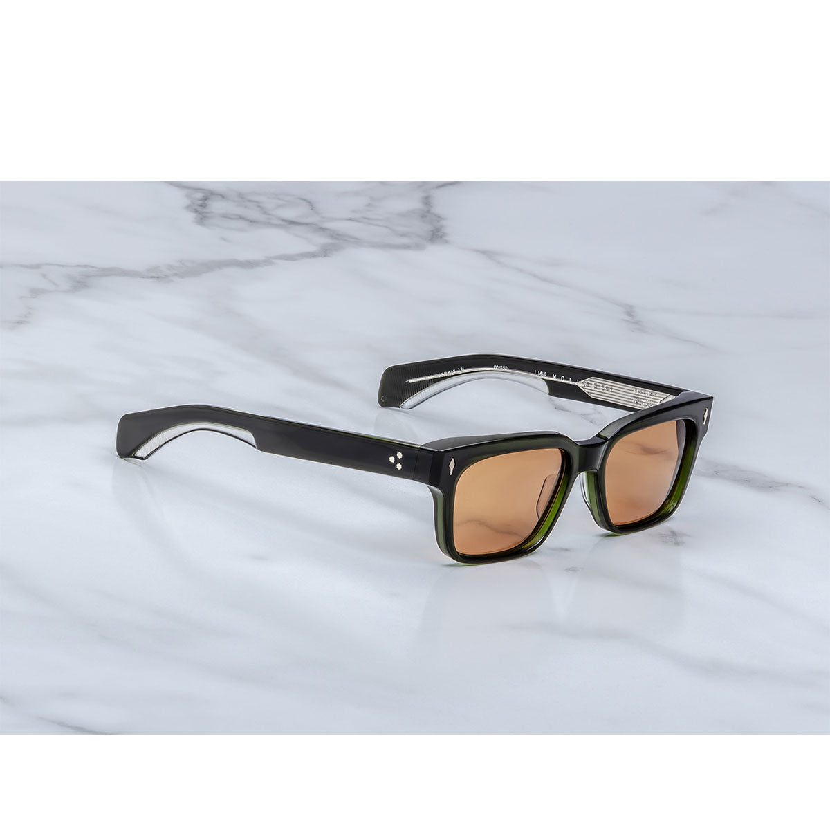 Jacque Marie Mage Occhiali da Sole Molino 55 Borneo Verde/Marrone Unisex 55 19 144