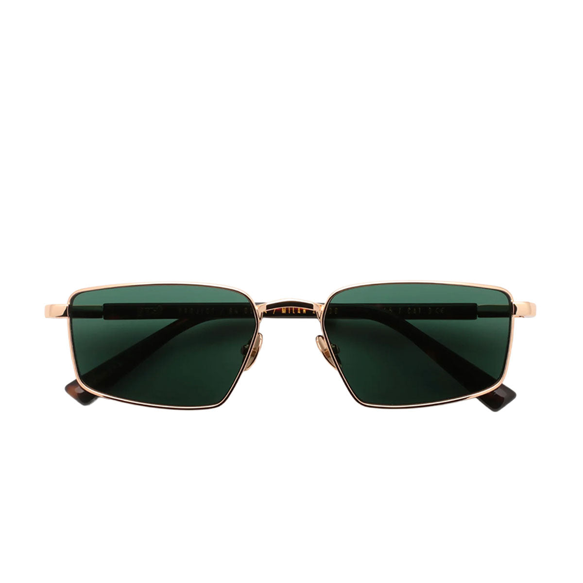 Gast Occhiali da Sole Veyra Gold Green VYR02 Oro e Marrone/Verde Unisex