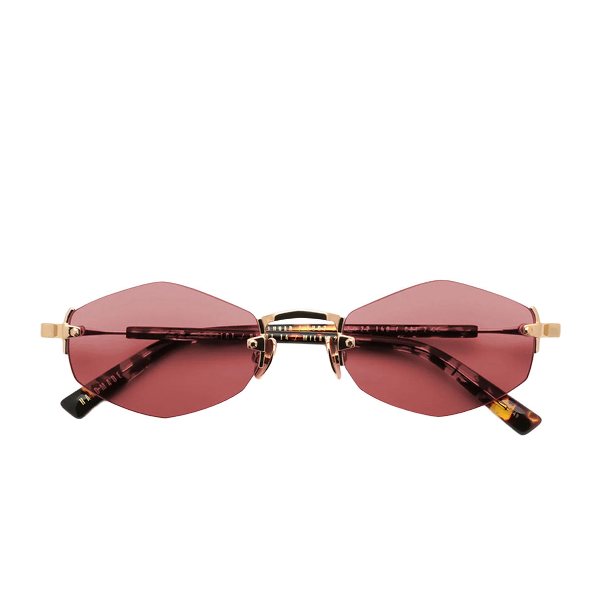 Gast Occhiali da Sole Lunar Gold Grape LU07 Oro e Marrone/Rosa Unisex