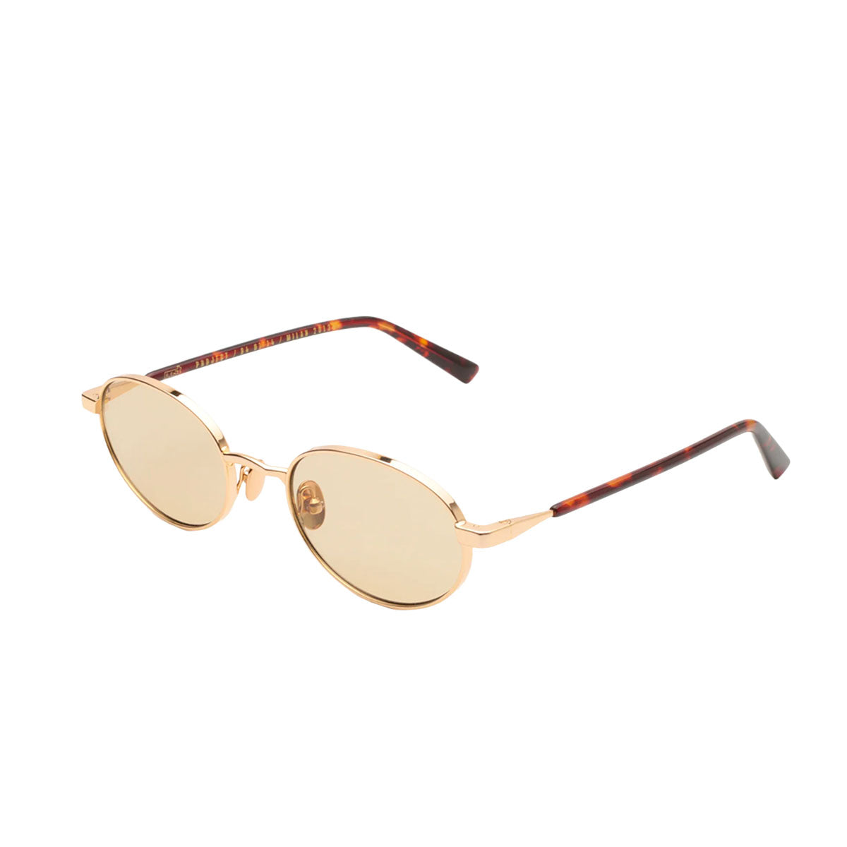 Gast Occhiali da Sole Jade Gold JD02 Oro e Marrone/Marrone Unisex