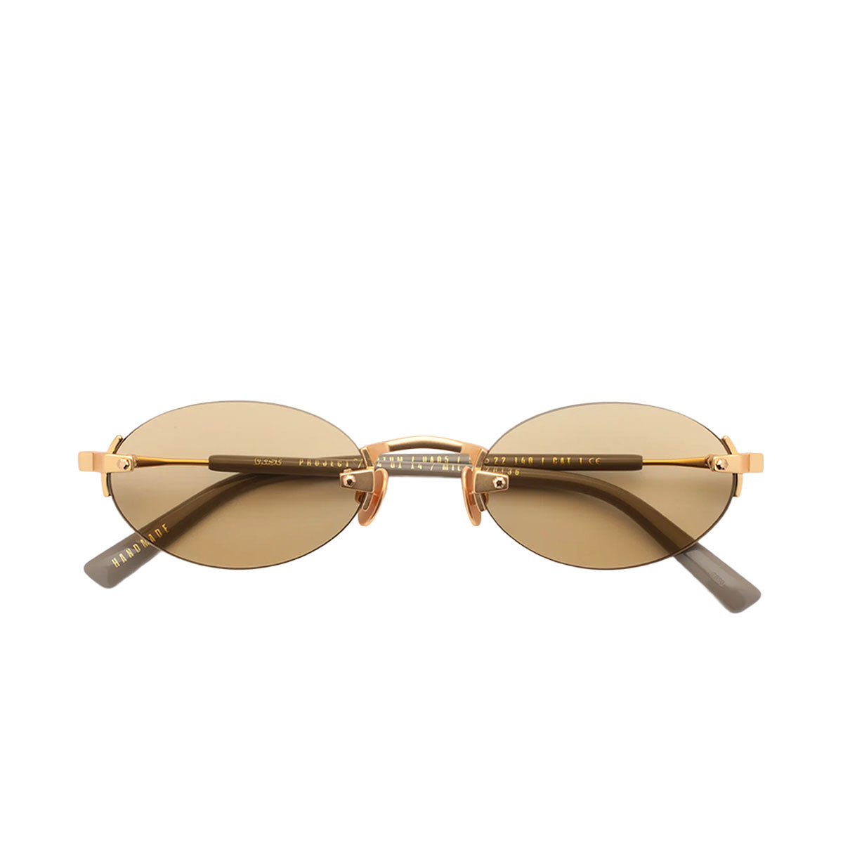 Gast Occhiali da sole Quantum Gold Olive UA05 Oro e Grigio/Beige Unisex