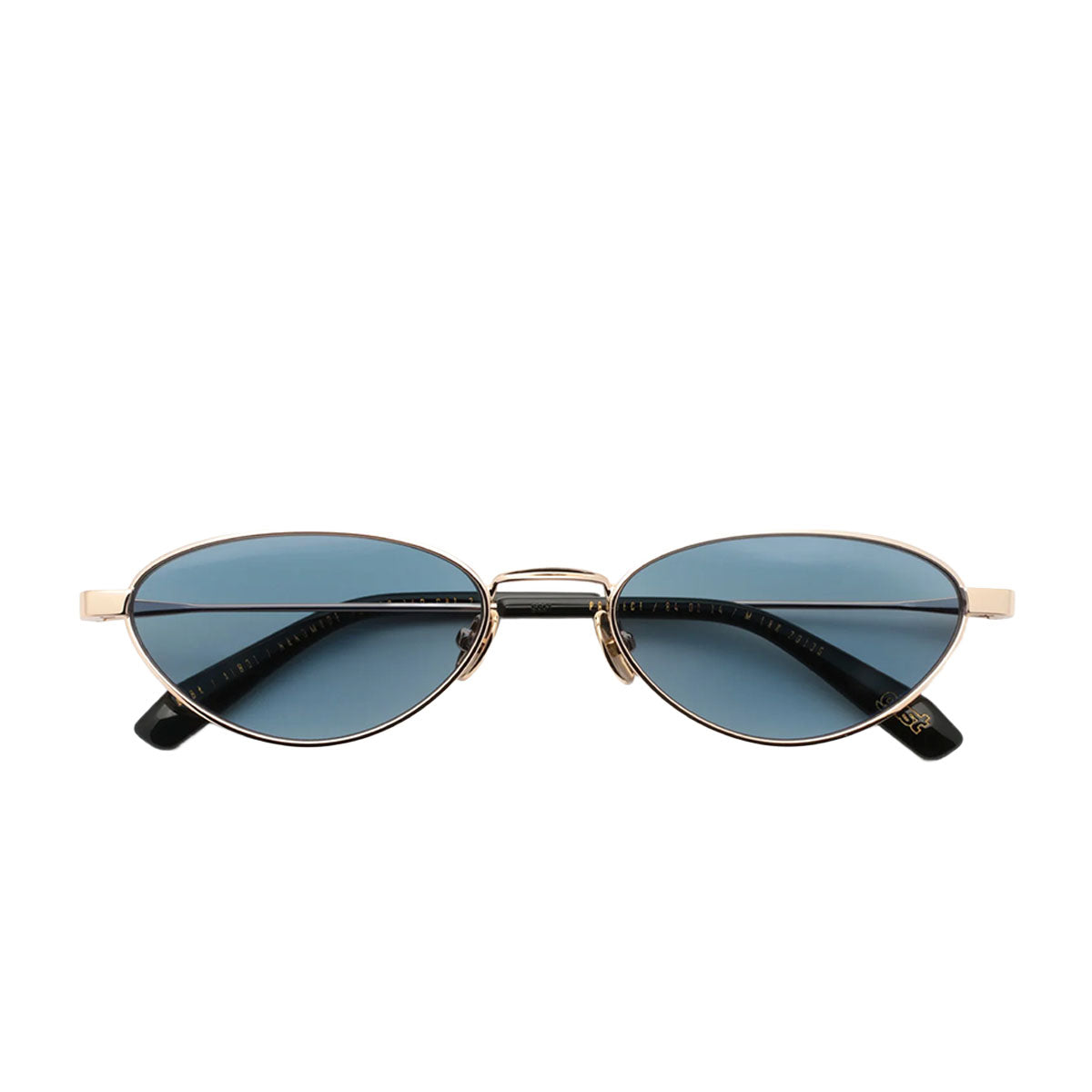 Gast Occhiali da Sole Alba Gold Blue ALB01 Oro e Nero/Blue Unisex