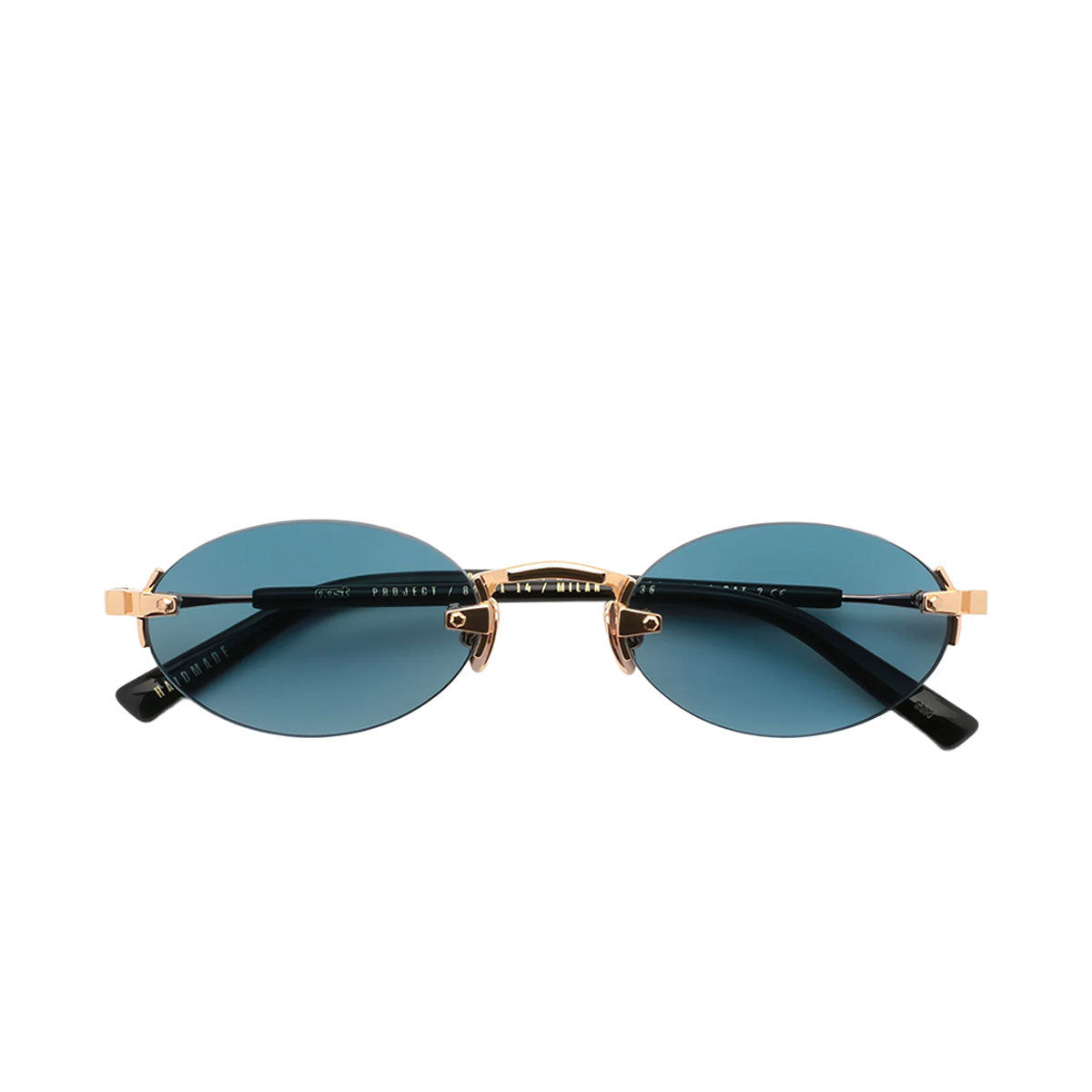 Gast Occhiali da sole Quantum Gold Blue UA04 Oro e Nero/Blue Unisex