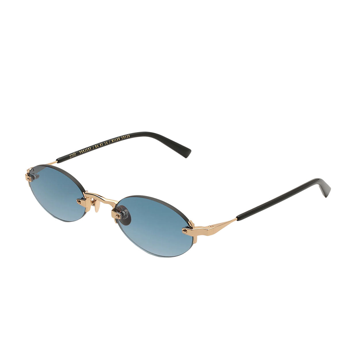 Gast Occhiali da sole Quantum Gold Blue UA04 Oro e Nero/Blue Unisex
