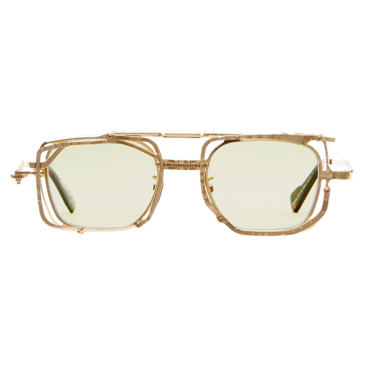 Kuboraum Occhiali da Sole Z51 GD Oro/Verde