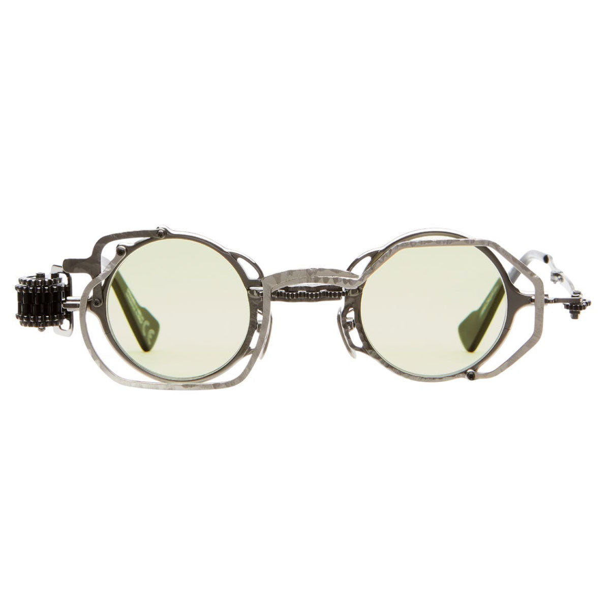 Kuboraum Occhiali da Sole Z50 GM Argento/Verde