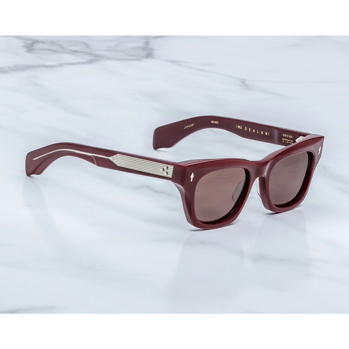 Jacques Marie Mage Occhiali da Sole Dealan Bordeaux Empire Bordeuax/Marrone Unisex
