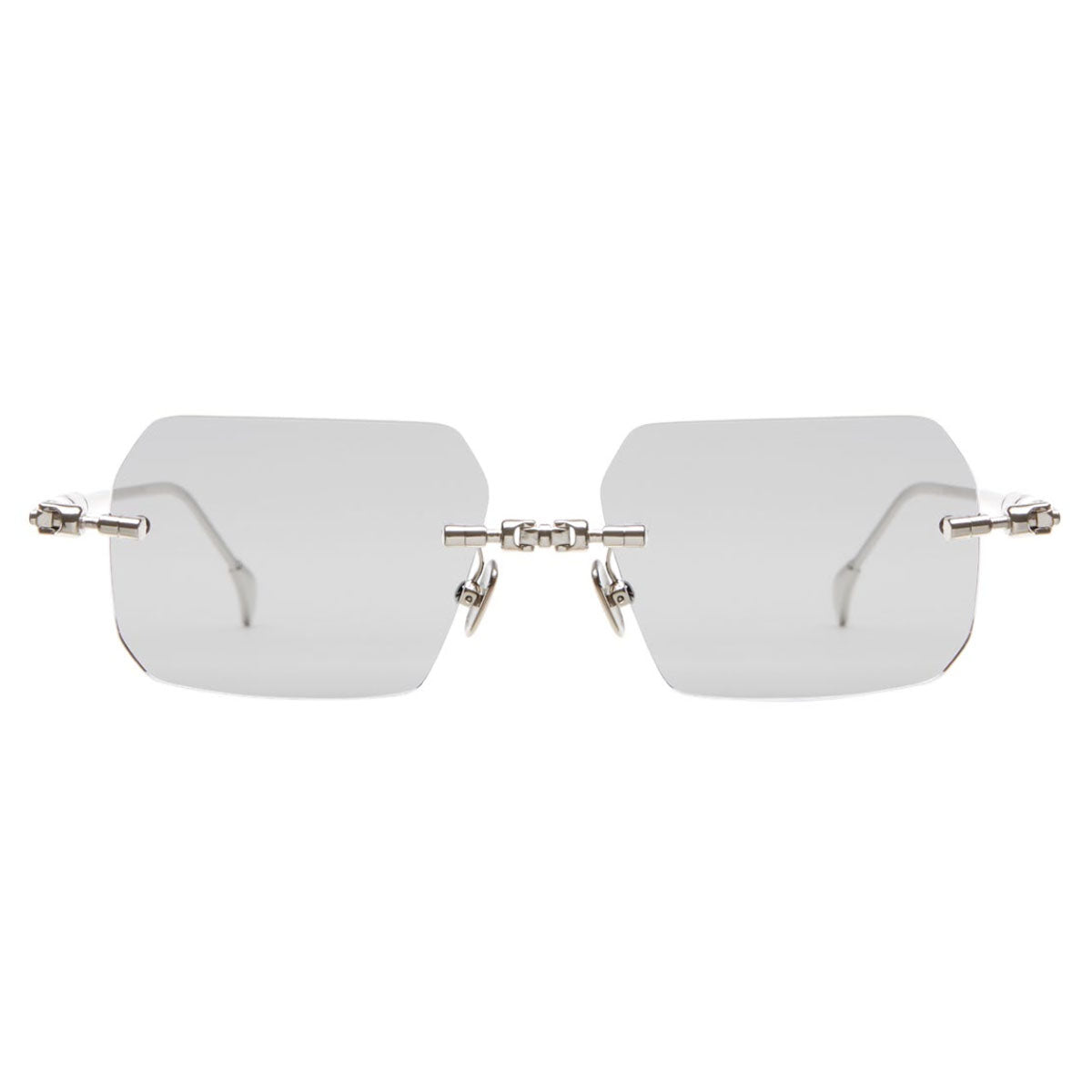 Kuboraum Occhiali da Sole H68 SI Argento/Grigio Unisex