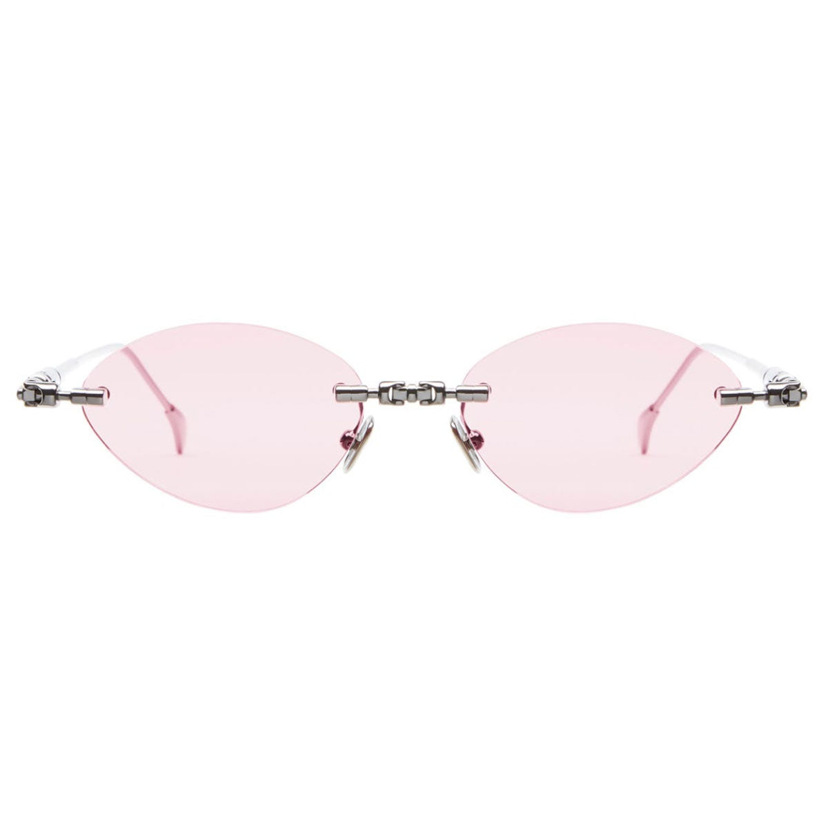 Kuboraum Occhiali da Sole H65 GM Nero/Rosa Unisex