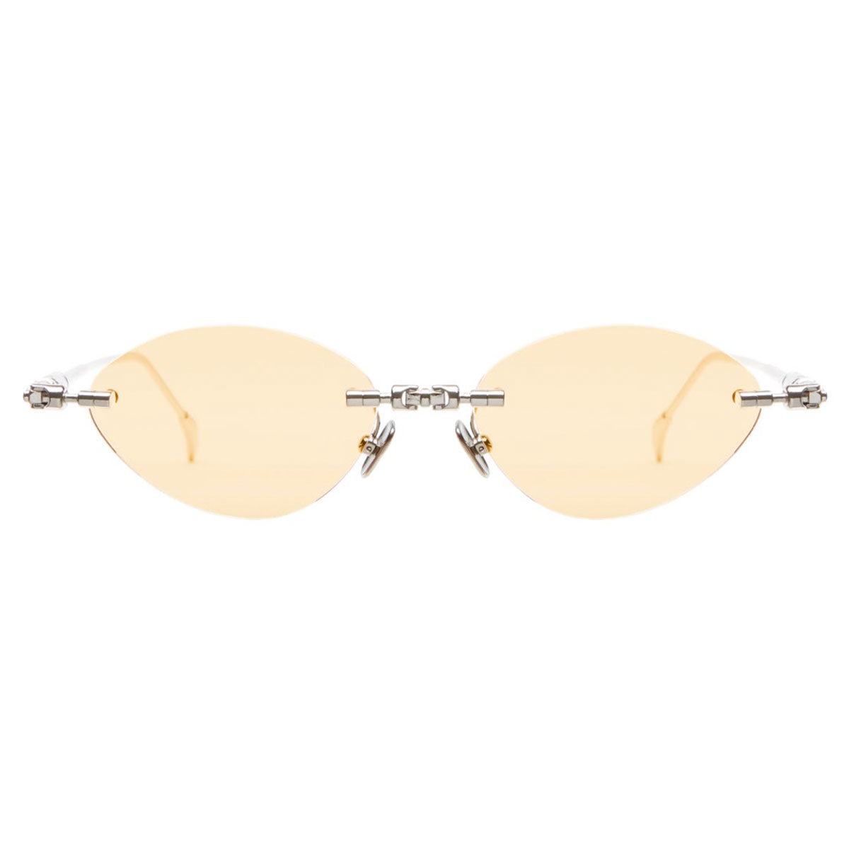 Kuboraum Sunglasses H65 SI Silver/Orange Unisex