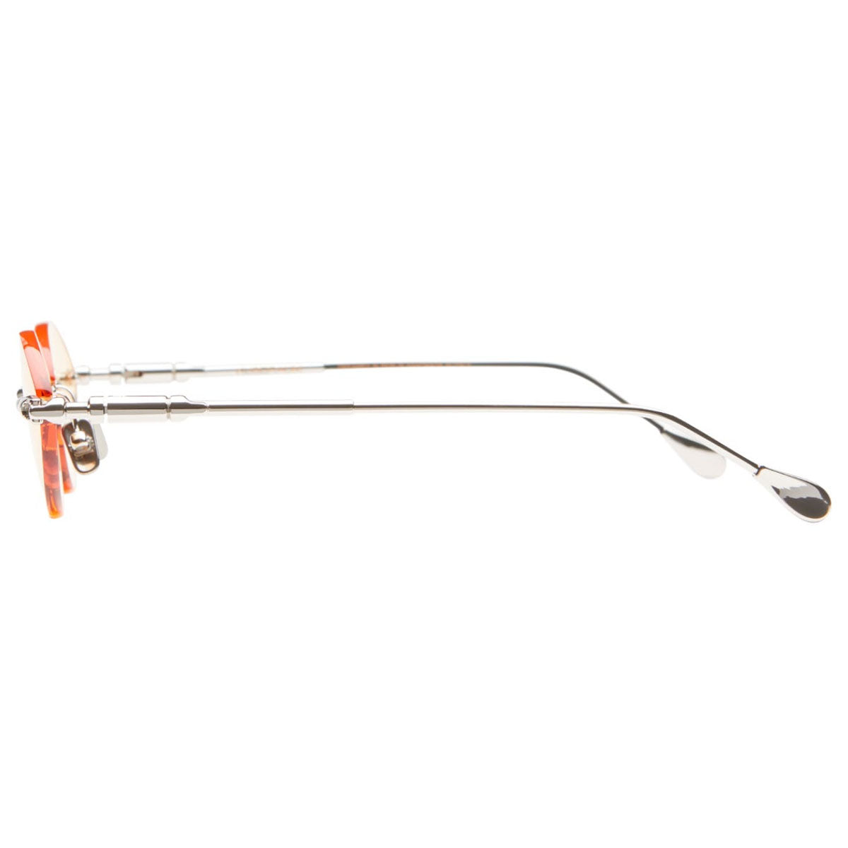 Kuboraum Sunglasses H65 SI Silver/Orange Unisex