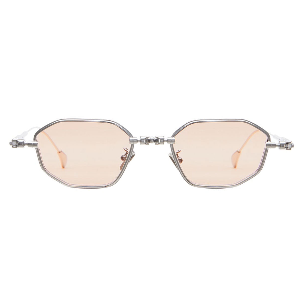 Kuboraum Occhiali da Sole H66 SI Argento/Rosa Unisex