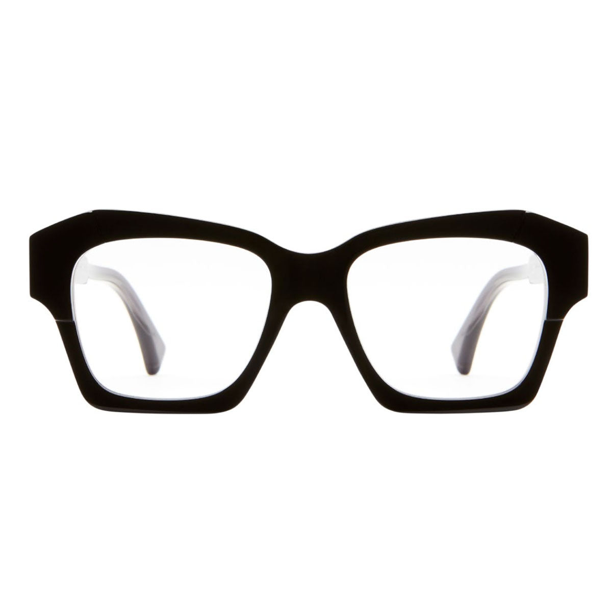 Kuboraum Occhiali da Vista I04 BS Nero/Trasparente Unisex