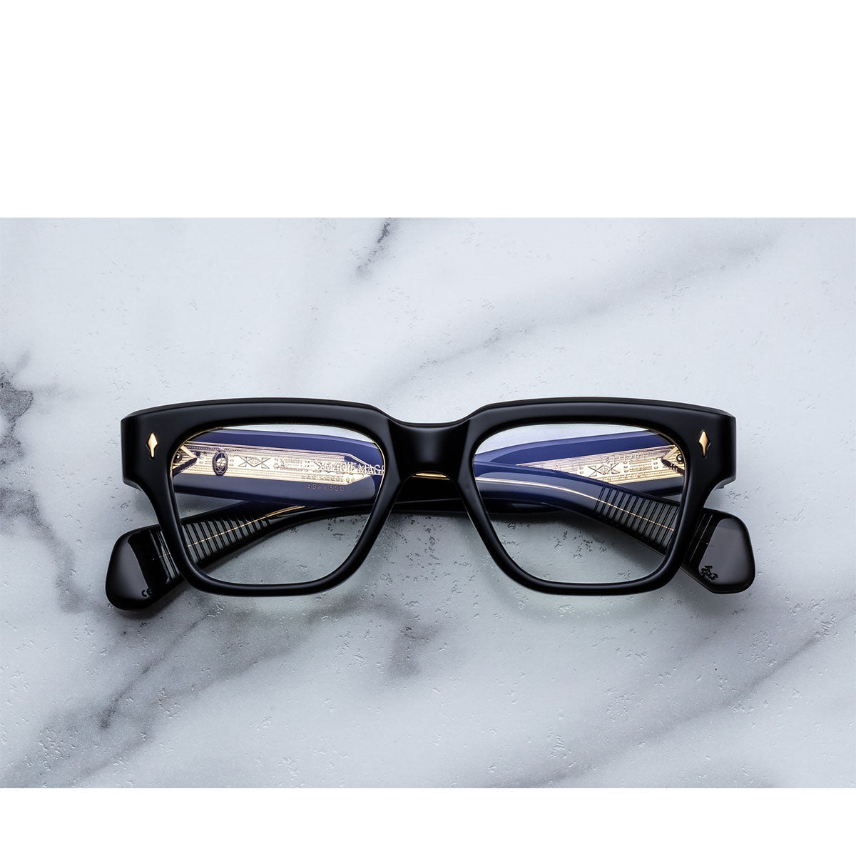 Jacque Marie Mage Occhiali da Vista Fellini Venom Nero/Trasparente Unisex 51 20 150