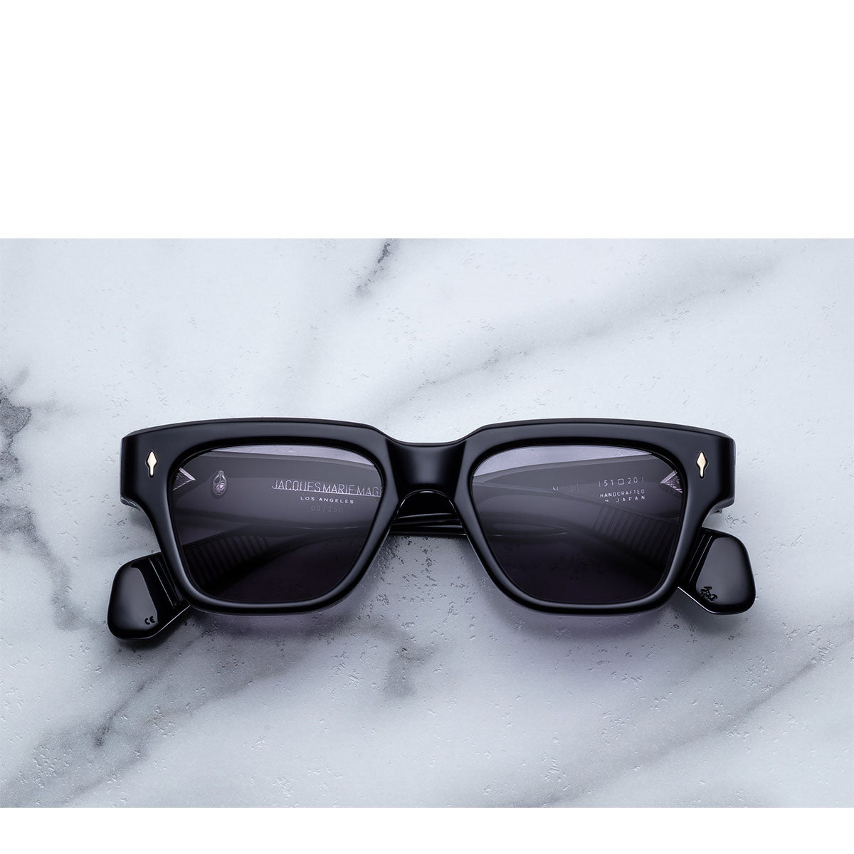 Jacque Marie Mage Occhiali da Sole Fellini Hudson Nero/Grigio Unisex 51 20 150