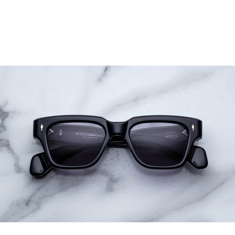 Jacque Marie Mage Occhiali da Sole Fellini Hudson Nero/Grigio Unisex 51 20 150