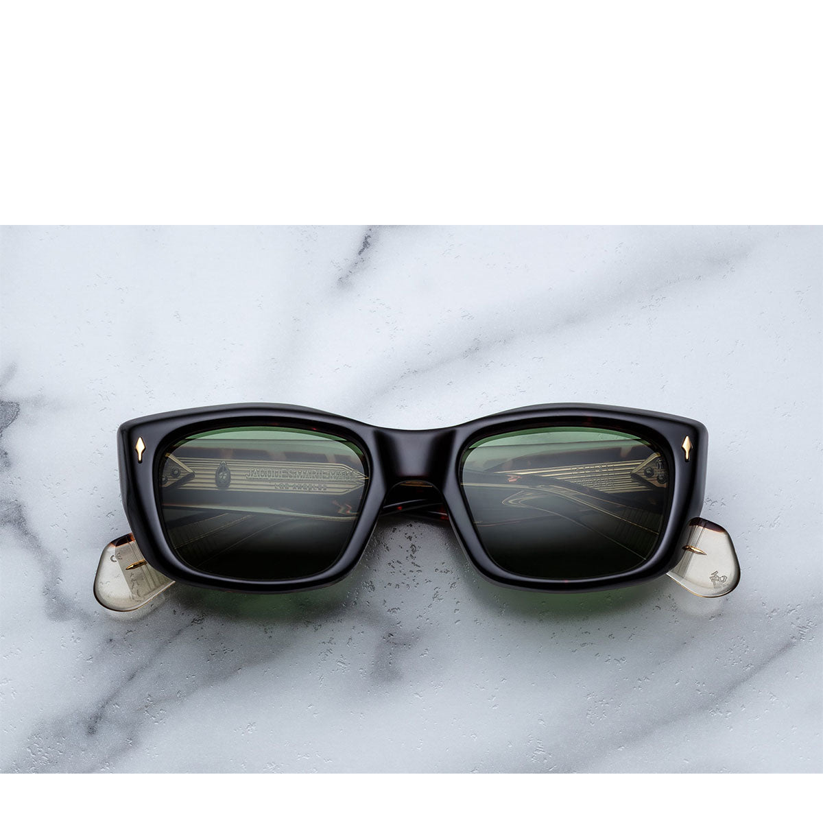 Jacque Marie Mage Occhiali da Sole Corniche Etna Havana/Verde Unisex 51 21 145